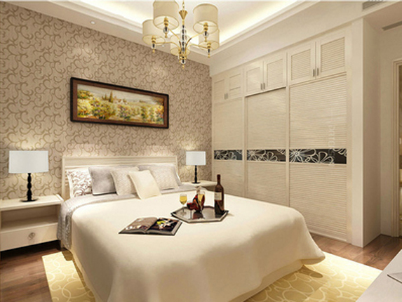 臥室生態板衣柜效果圖